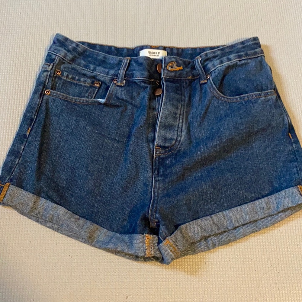Forever 21 High Waisted Demin Shorts